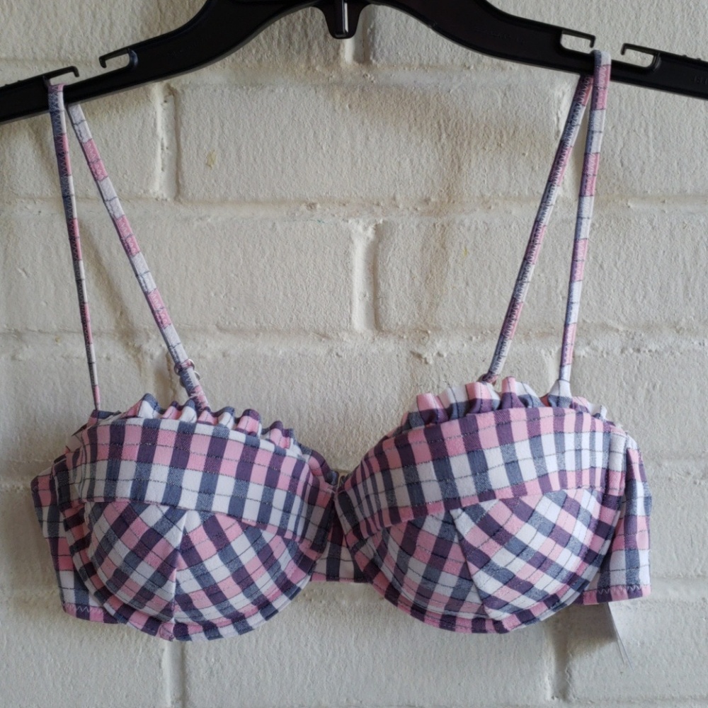 Topshop Pink and Blue Bra